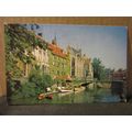 DIJVER, BRUGES, BELGIUM unused postcard =