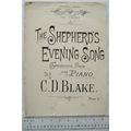 Vintage: The Shepherd's Evening Song for Piano