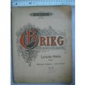 Vintage: Edition Peters No. 2150, Grieg, Opus 3...