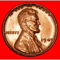 WHEAT PENNY (1909-1958): USA★1 CENT 1949! LINCO...