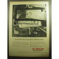 1958 Travelers Insurance Ad - Is your life insurance program gathering dust?