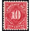 J56, Mint FVF NH 10¢ - Postage Due Stamp - Stua...