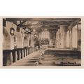 EC450 GRASMERE CHURCH INTERIOR . PRINTED POSTCARD