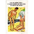 SAUCY SEASIDE POSTCARD BY PEDRO PUBLISHED SUNNY PEDRO No.108 1960's (4346)