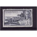Barbados 1950 1c Indigo Dover Fort Sg 271 u/m mint