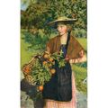 Vintage France Postcard - Marehande d'Oranges (...