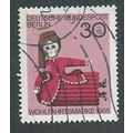 BERLIN -1968 30pf+15 'HUMANITARIAN RELEIF FUNDS...