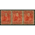 1897/1918 SG 87 - fine used (o) - strip of 3
