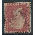 1858 SG43 1d Red Plate 141 INVERTED Wmk (pulled...