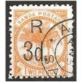 Samoa 1895 SG78 3d on 2d Orange-Yellow Fine Use...