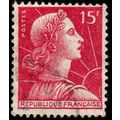 France 1955 Marianne 15f Used Stamp