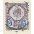 GB 1902 KE7 5d PURPLE ULTRAMARINE USED SG242 24...