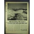 1940 Goodrich Rubber Ad - Belt Will Soon Mine Coal