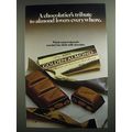 1984 Hershey's Golden Almond Chocolate Bar Ad -...