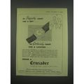 1949 Crusader Watches Ad - so perfectly right for a gift