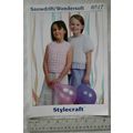 Vintage: Stylecraft 8017 tops, snowdrift/wonder...