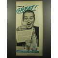 1951 Canada Dry Water Ad - This is great