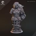 Arturia 75mm highly detailed bust resin model r...
