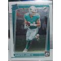 2021 Donruss Optic HUNTER LONG (Miami Dolphins)...