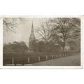 PC20416 Turnham Green Church. Sepia Gloss. 1925