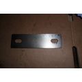 2 laser cut 3mm steel plates with 2 holes