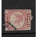 GB 1870 QUEEN VICTORIA 1/2d ROSE PLATE 9 ( CR )...
