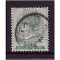 MALTA 1885 SG 20 1/2 d GREEN FINE USED #3
