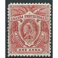 Uganda 1898 SG84 1a Scarlet Mounted Mint .. ..