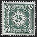 Po Mi 115 (**): 25 Kr. blue-green Postage Due S...