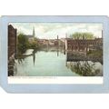 Rhode Island Pawtucket Postcard Pawtucket River...