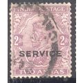 India 1912 - SG O84 KGV 2a mauve (Service) - us...