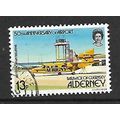 ALDERNEY 1985 ANNIV ALDERNEY AIRPORT 13p BRITTE...