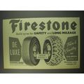 1957 Firestone De Luxe and Town & Country Tires Advertisement