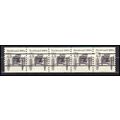 2124a 4.9c Buckboard Fine MNH Dry Gum PNC 2/5 G...