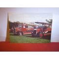 photograph of a VETERAN TWO FIRE ENGINES 13 x 9...