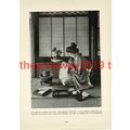 Writing A Letter Sitting on the Floor, Japan, B...