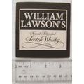 vintage Beer Mat - William Lawsons Scotch Whisky