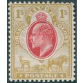 Orange Free State 1909 1s scarlet & bistre SG15...