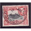 Kenya Uganda & Tanganyika 1942 15c Black and Ro...