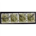 ENGLAND STRIP OF 4 X 'E'OAK TREE ' (EN8) GOOD U...