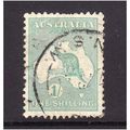 AUSTRALIA 1929 SG 109 1s BLUE GREEN ( Die II B ...