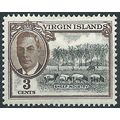 Virgin Islands 1952 SG138 3c Black & Brown Moun...