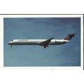 Aviation CONTINENTAL AIRLINES MD-82 Postcard by...