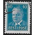 Mi 117: 10 s. blue Definitive Stamp: President ...