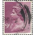 GB, Queen Elizabeth Machin, deep violet 1976, 9...