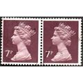1971-96 Machin . 7p. Value. Purple-Brown One Ce...