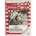 1983 programme Wigan v. Castleford, Challenge Cup