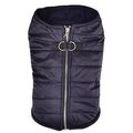 Zip-up Dog Puffer Vest - Black X-Large