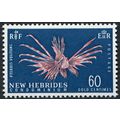 New Hebrides 1967 60c vermilion & deep blue SG ...