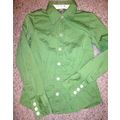 Perfect Fit/ Stretch/Women Green Blouse Size XS...